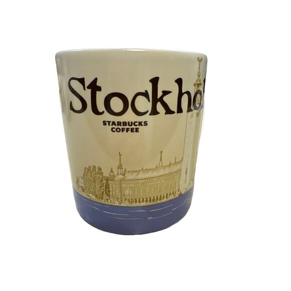 Starbucks 2013 Global Icon Series Mug Stockholm Sweden 16oz *Rare* - Picture 1 of 5